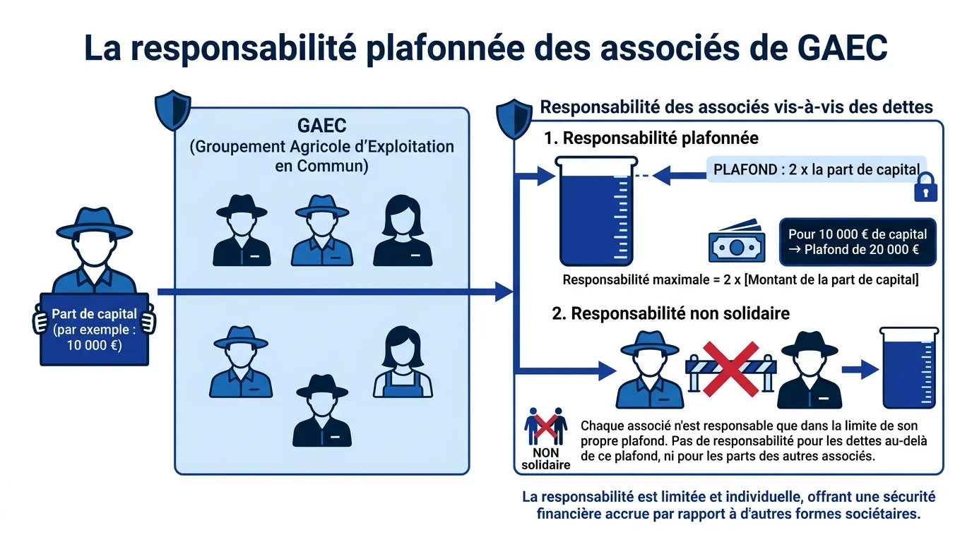 La responsabilité plafonnée des associés de GAEC