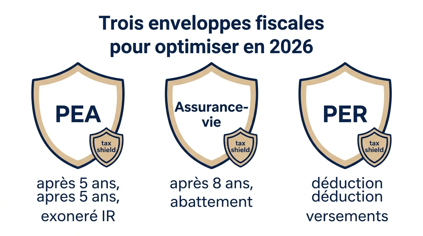 Trois enveloppes fiscales pour optimiser en 2026