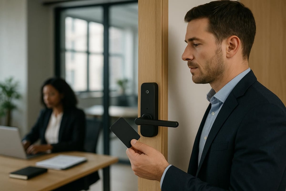 avantages des serrures connectées au bureau
